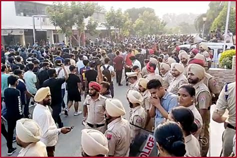 lpu scandal|After Chandigarh University video leak case, now students protest at.